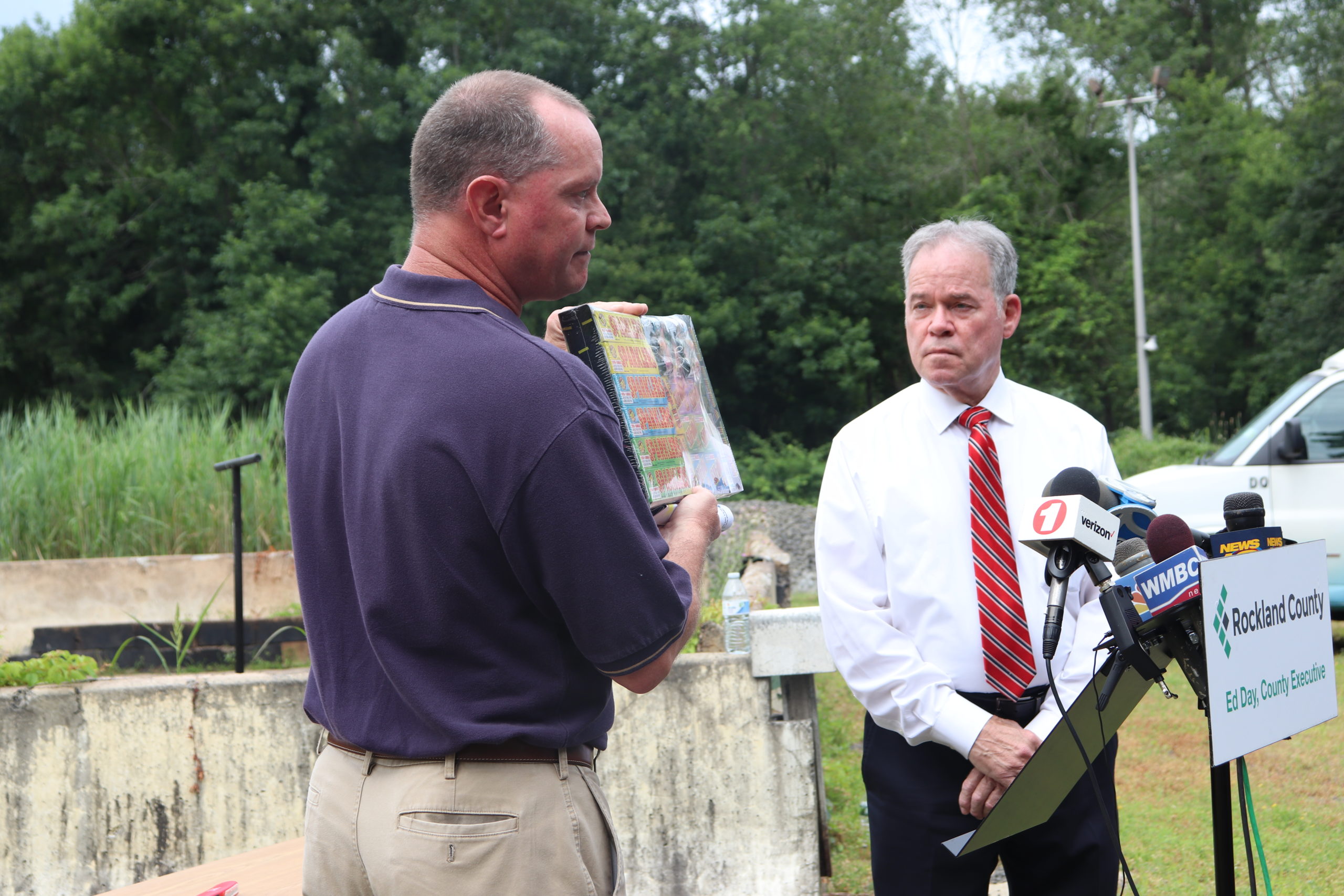 Rockland County Government Hold Fireworks Safety Demonstration