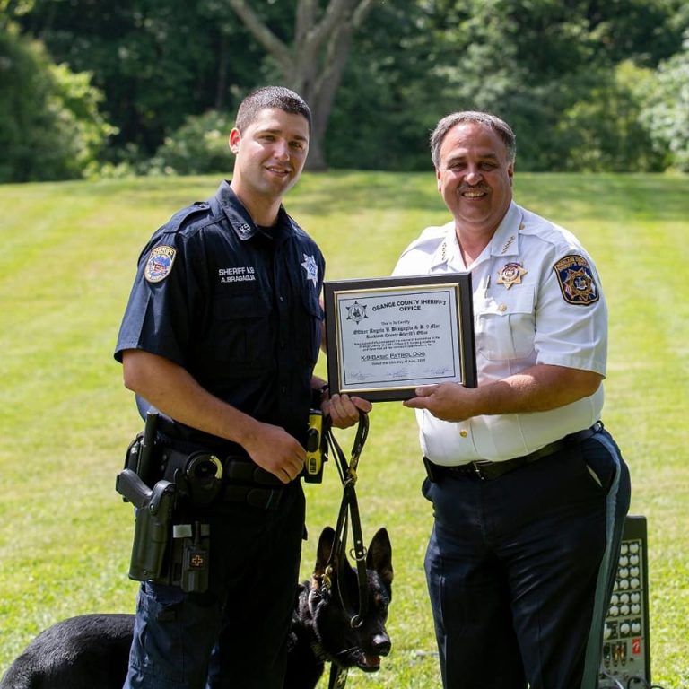 Rockland County Sheriff’s Officer Bragaglia And K9 Mac Graduate From K9 Patrol School Rockland