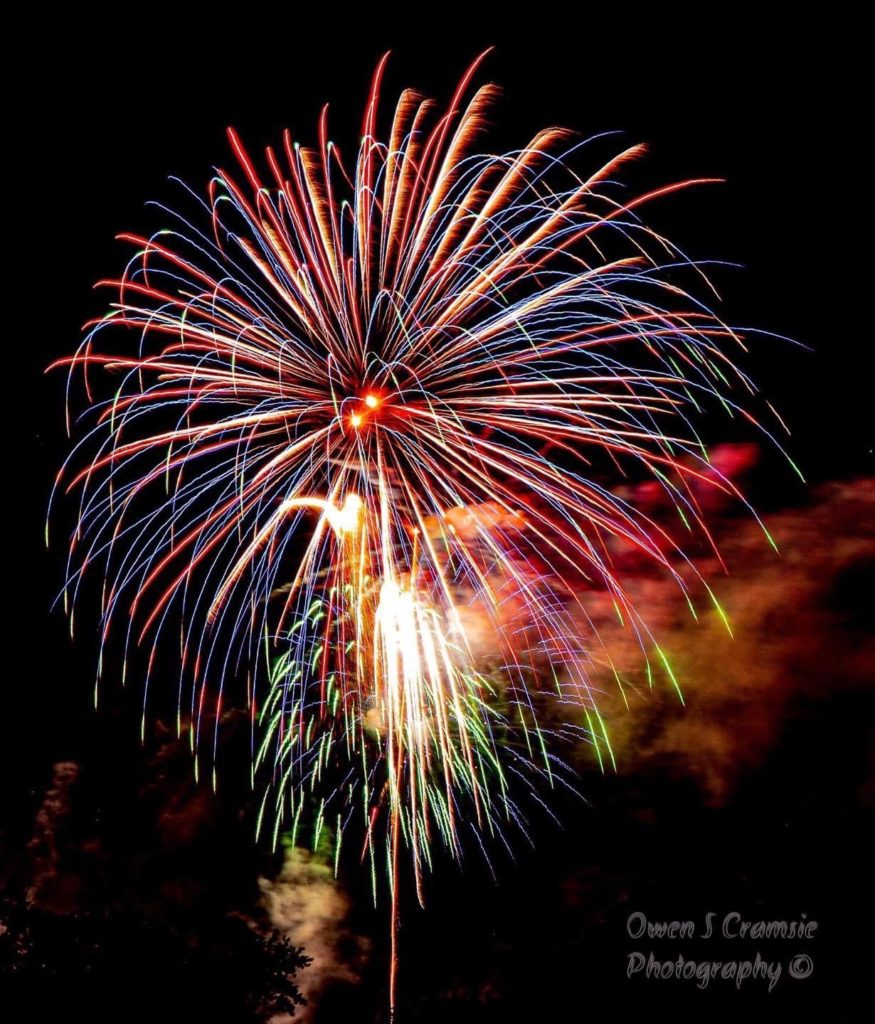 Fireworks at Bowline in Haverstraw by Owey Cramsie Rockland Report
