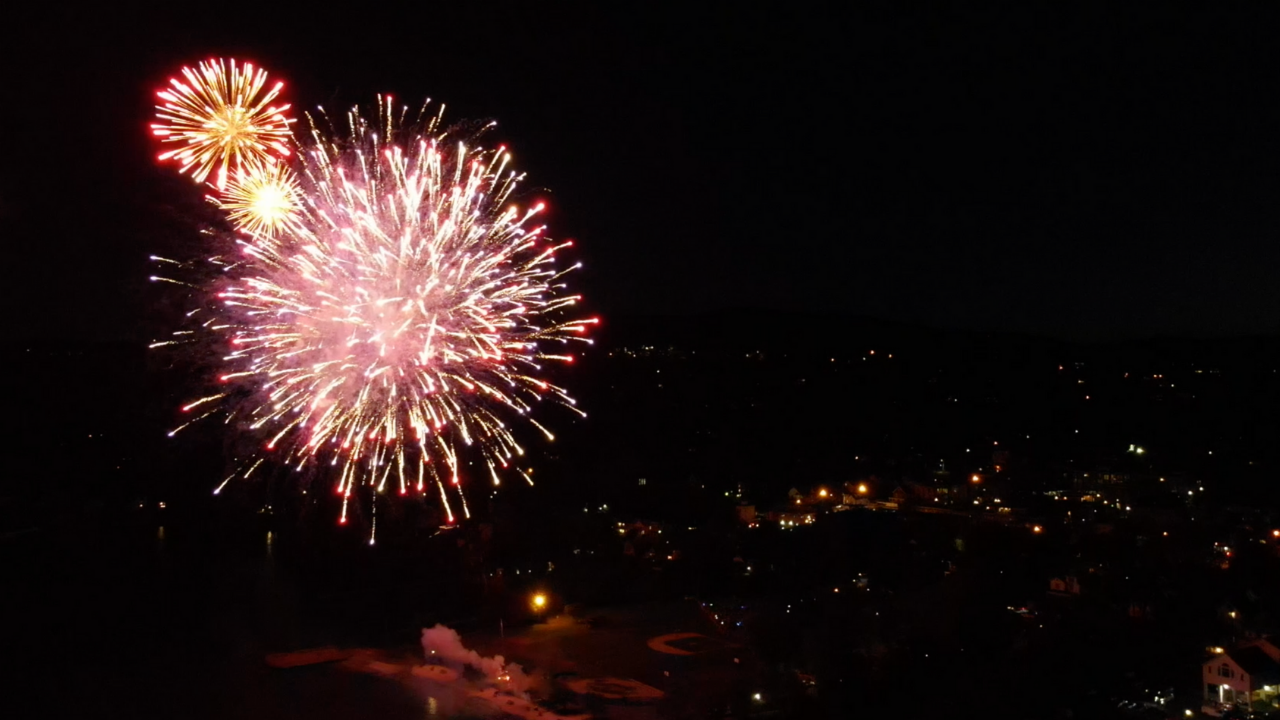 VIDEO Fireworks Over Nyack Rockland Report