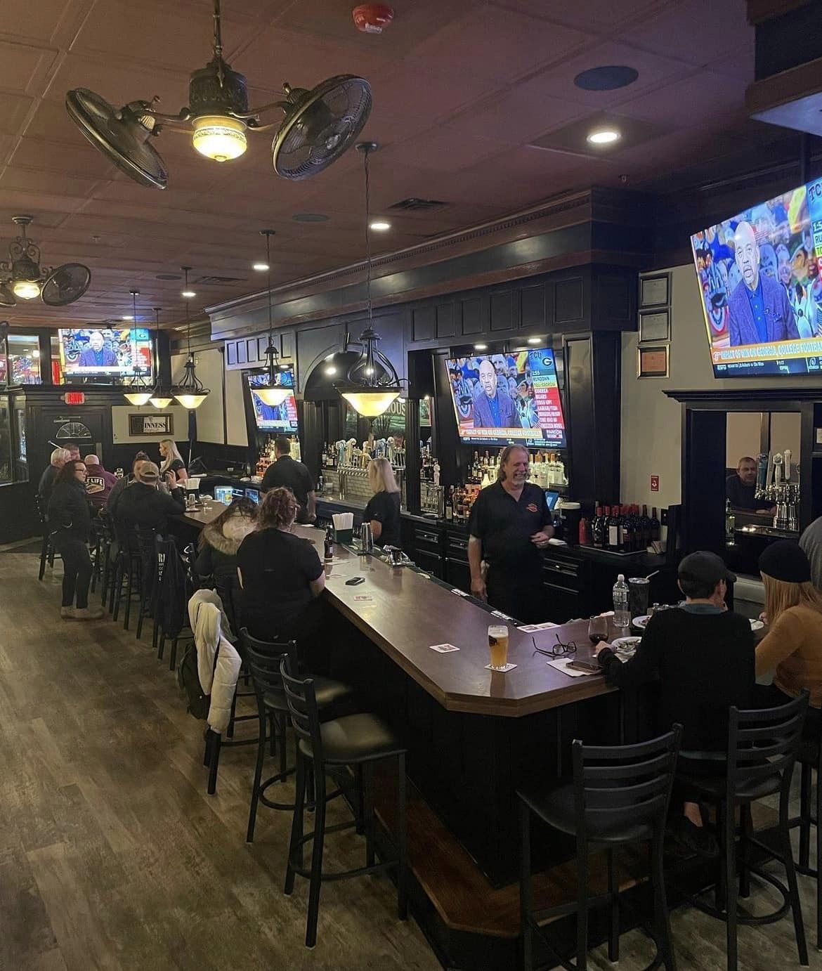 A bar with its happy customers