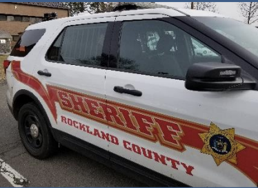 Sheriff printed on the car’s paint