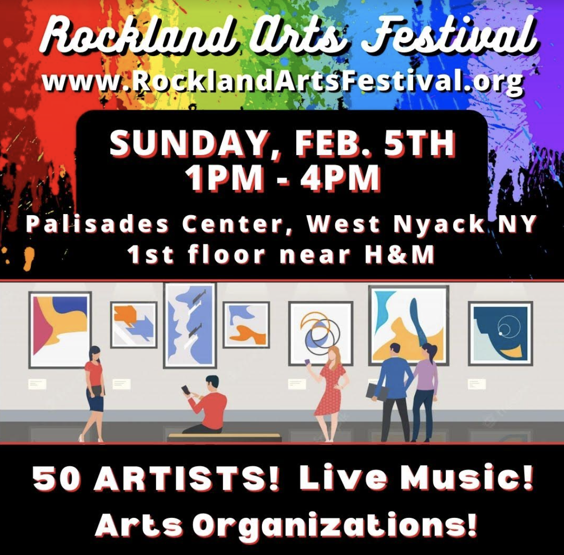 Rockland Arts Festival flyer
